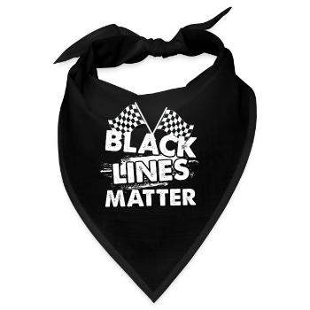 Drag Race Motorsport Burnout Dragster - Bandana - Schwarz - Vorne