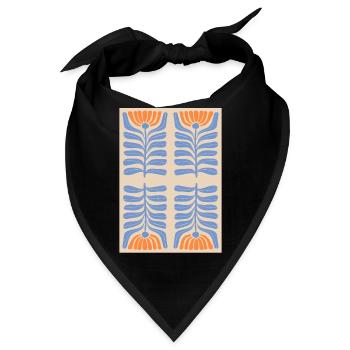 Jugendstil, Arts & Crafts, Aesthetic, Vintage-1900 - Bandana - Schwarz - Vorne