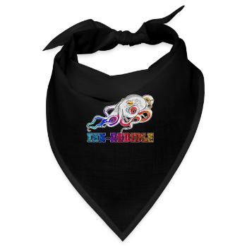 Ink-Redible Sea Monsters Tentacles Sea Animal - Bandana - Schwarz - Vorne