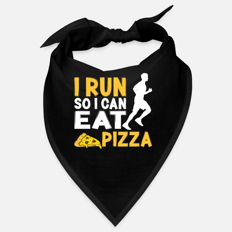 Running Runner Half Marathon Pizza Bandana