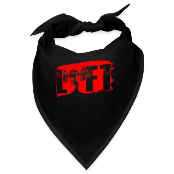 Lift Gym Gewichtheben Gewichtheber Workout - Bandana - Schwarz - Vorne