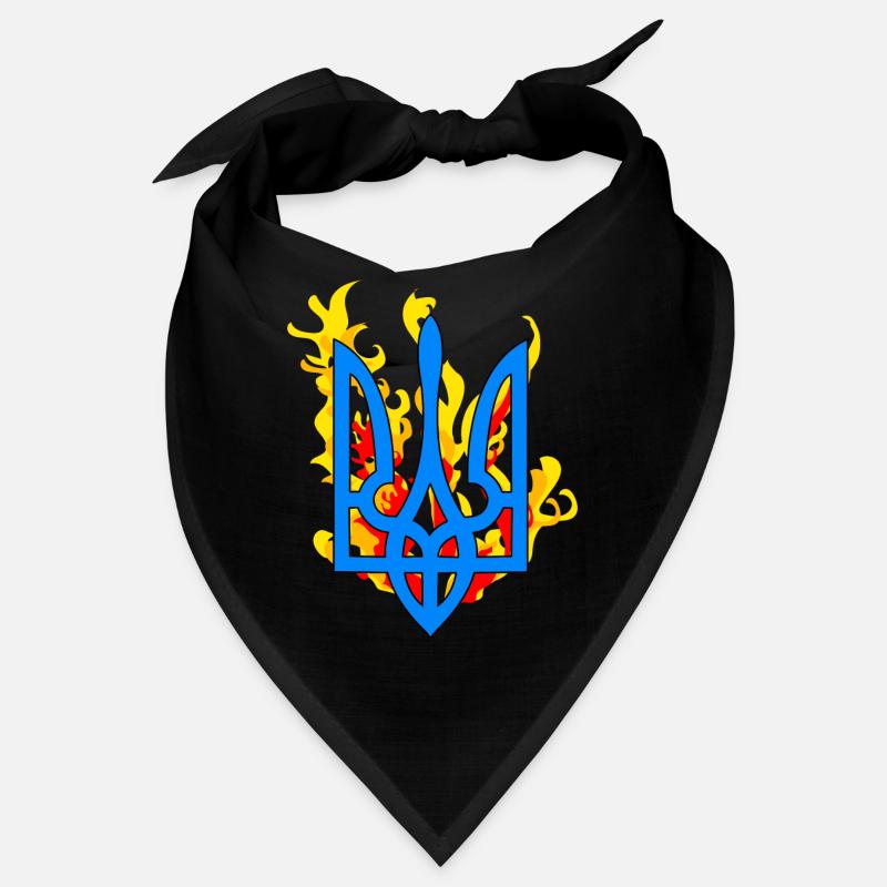 Ukrainisch Das Symbol Dreizack Feueremblem Bandana