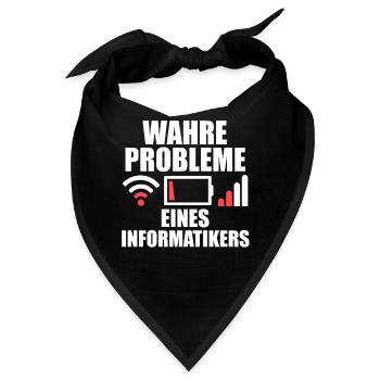 IT Fachmann Informatik Informatiker Programmierer - Bandana - Schwarz - Vorne