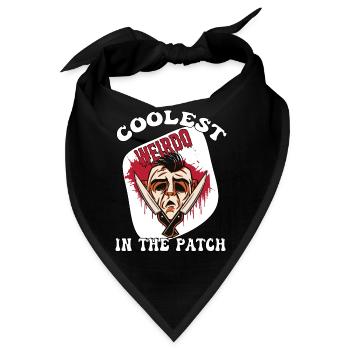 Coolest Weirdo In The Patch Serial Killer - Bandana - Schwarz - Vorne