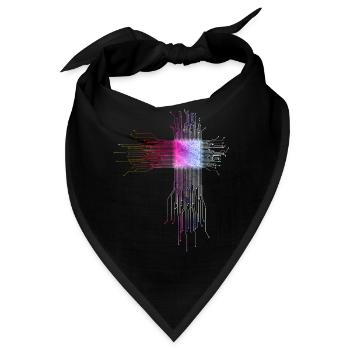 Programmierer CPU Motiv - Bandana - Schwarz - Vorne