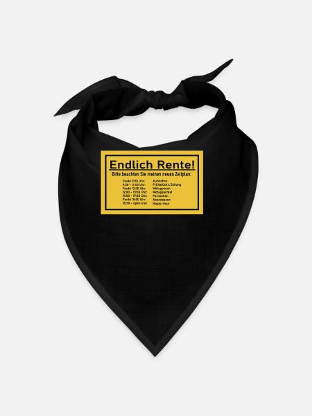 Bitte Beachten Sie Meinen Neuen Zeitplan - Bandana - Schwarz