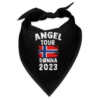 DÖNNA 2023 - Angel Tour Norwegen Personalisierbar - Bandana - Schwarz - Vorne