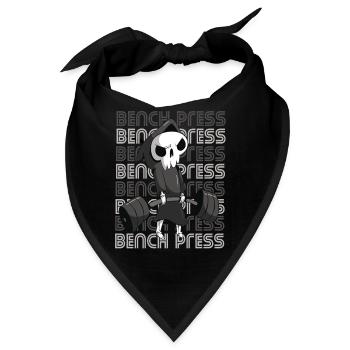 Todesbankdrücken Workout Motivation Deadlift Gym - Bandana - Schwarz - Vorne