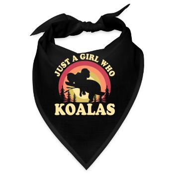 KOALAS BESTER FREUND - Bandana - Schwarz - Vorne