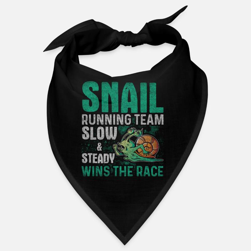 Équipe de course d’escargot Drôle de coureur d’escargot Bandana