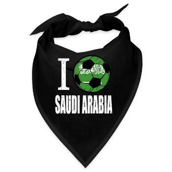 Saudi-arabien Fußball - Bandana - Schwarz - Vorne