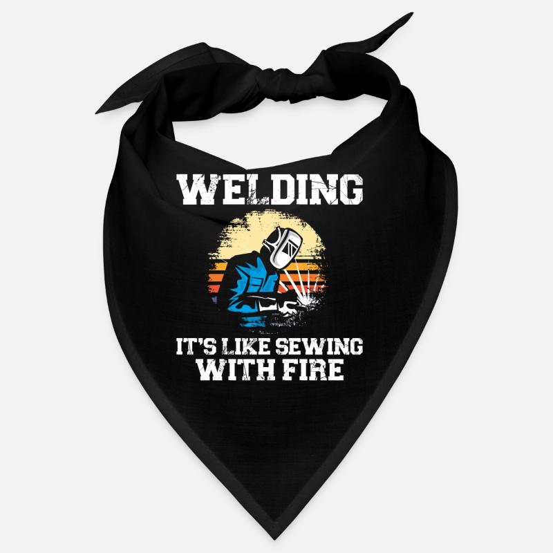 Welder Welding Vintage Retro Bandana