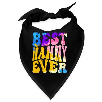 Die beste Erzieherin der Welt Beste Tagesmutter - Bandana - Schwarz - Vorne