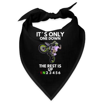 Supermoto / Supermotard / Supermoto Wheelie Biker - Bandana - Schwarz - Vorne
