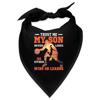 Trust Me My Son - Lovers Basket - Bandana - Schwarz - Vorne