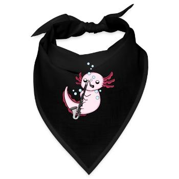 Bassklarinette Axolotl Big Band Kinder Orchester - Bandana - Schwarz - Vorne