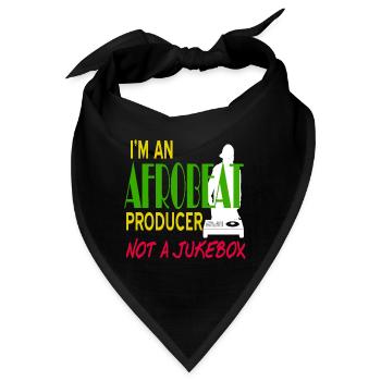 Im an Afrobeat Producer not a Jukebox - Bandana - Schwarz - Vorne