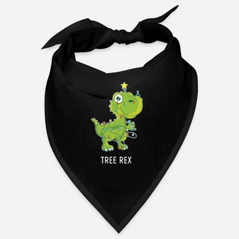 Saurier T-Rex Weihnachtsbeleuchtung Tannenbaum Bandana
