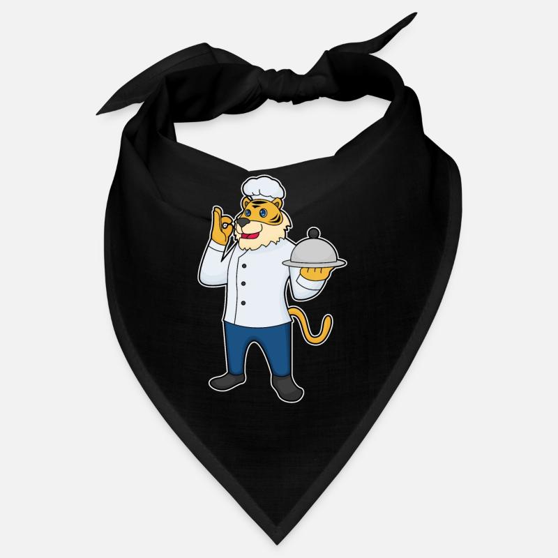 Tiger Cook Serving Bell Cooking Bandana