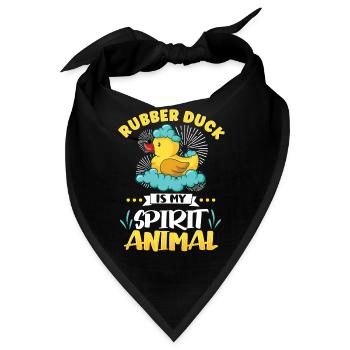 Rubber Duck Ducks Bird Hunt Duck lover Gift Idea - Bandana - Schwarz - Vorne
