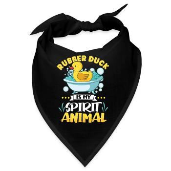 Rubber Duck Ducks Bird Hunt Duck lover Gift Idea - Bandana - Schwarz - Vorne