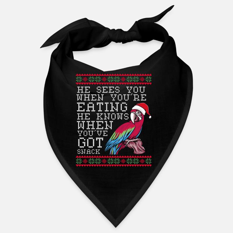 Weihnachtspapagei Bandana