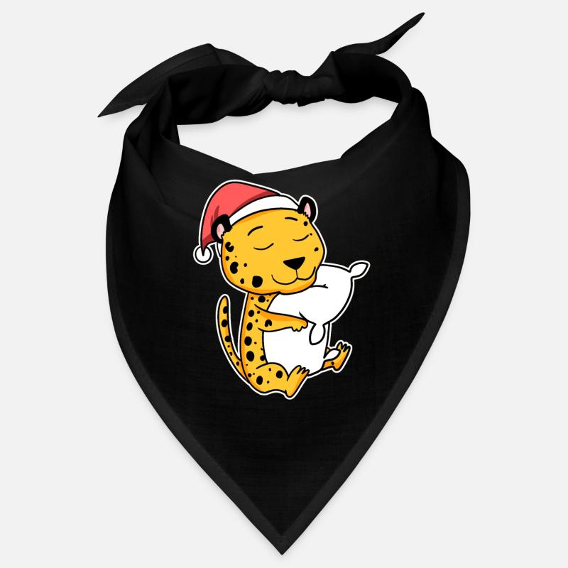 Cheetah Christmas Sleep Sleep Sleep Bandana