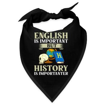 Geschichte Lehrer Lektion Professor Historiker - Bandana - Schwarz - Vorne