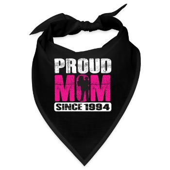 Proud Mom Since 1994 - Bandana - Schwarz - Vorne