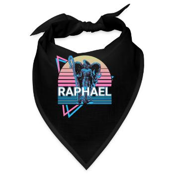 Raphael Erzengel Retro - Bandana - Schwarz - Vorne