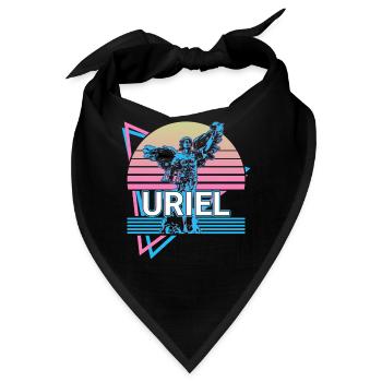Uriel Erzengel Retro - Bandana - Schwarz - Vorne