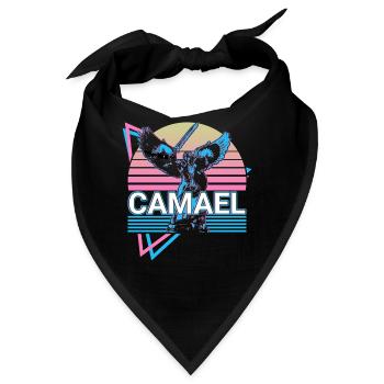 Camael Erzengel Khamuel Retro - Bandana - Schwarz - Vorne