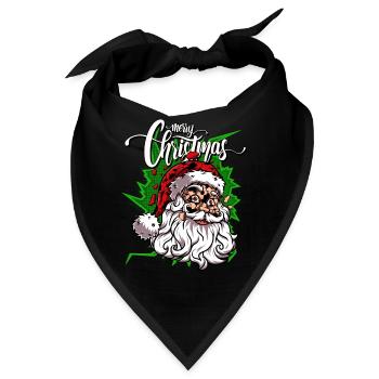 Merry Christmas Merry Christmas - Bandana - Schwarz - Vorne