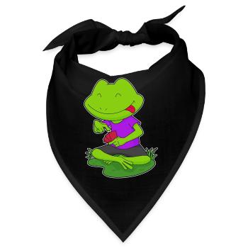 Frosch Poker Pokerkarten - Bandana - Schwarz - Vorne