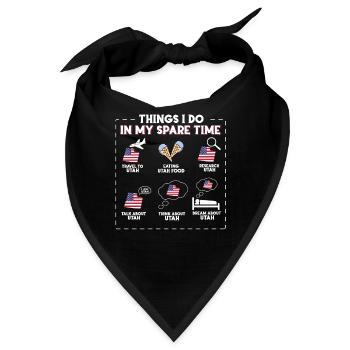 Utah - Bandana - Schwarz - Vorne