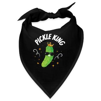 Pickle King - Bandana - Schwarz - Vorne