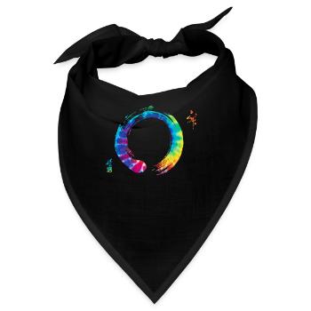 Bonsai Zen Enso Circle Yoga - Bandana - Schwarz - Vorne