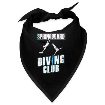 Turmspringen Turmspringer Verein - Bandana - Schwarz - Vorne
