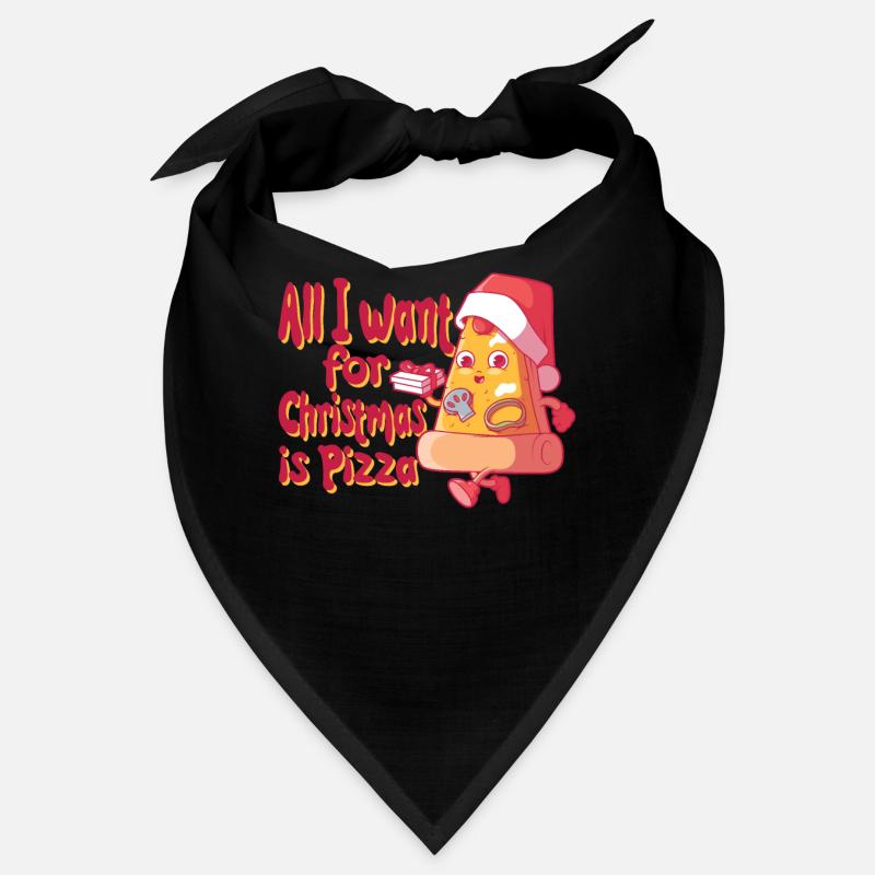 All I want for Christmas is pizza Bandana