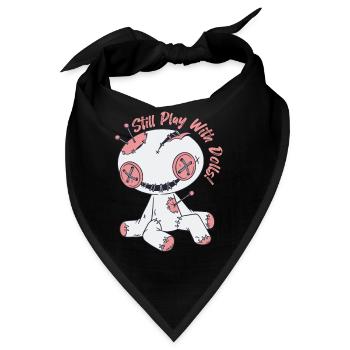 Gruselige Voodoo-Puppe Spielen mit Puppen Hexerei - Bandana - Schwarz - Vorne