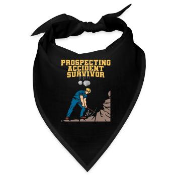 Schürfer Schürfen Schatz - Bandana - Schwarz - Vorne