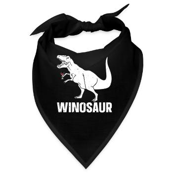 Dinosaurier Erwachsener Dinosaurier - Bandana - Schwarz - Vorne