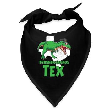 Dinosaurier Erwachsener Dinosaurier - Bandana - Schwarz - Vorne