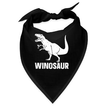 Dinosaurier Erwachsener Dinosaurier - Bandana - Schwarz - Vorne