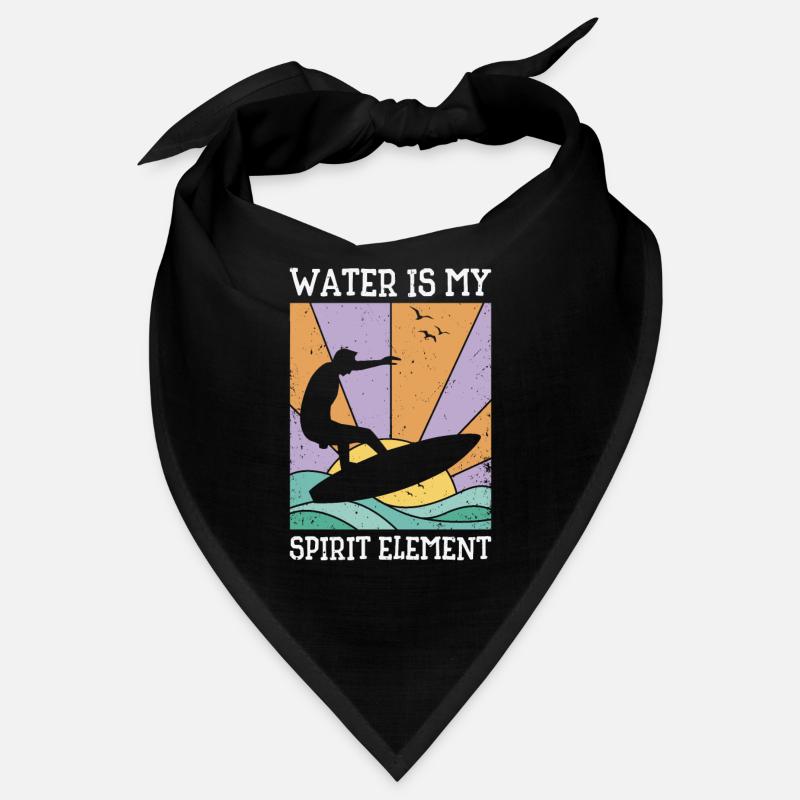 Vague d’eau Élément Ocean Surfer Bandana