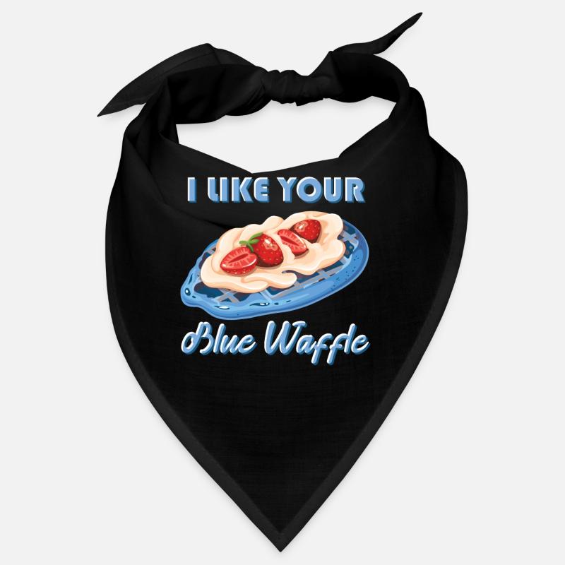 Ich Mag Deine Blauen Waffelplätzchen Erdbeeren Bandana