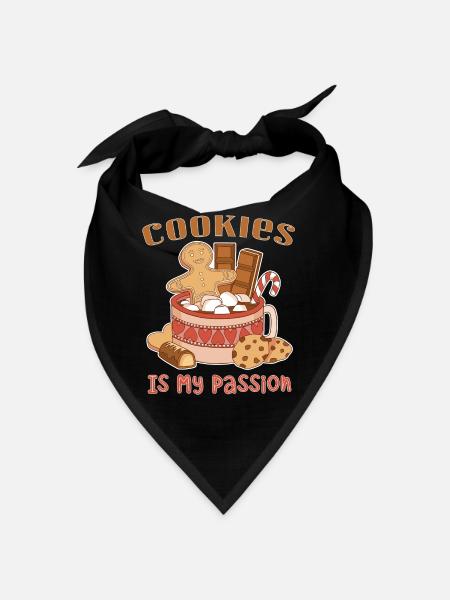 Cookies are my passion Chef - Bandana - black - Front