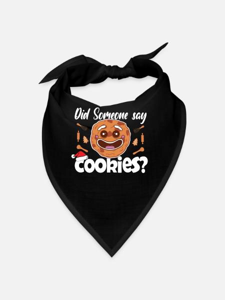 Did anyone say Cookies Passion Chef Christmas - Bandana - black - Front