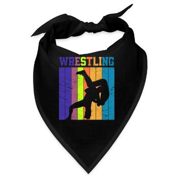 Wrestling - Bandana - Schwarz - Vorne