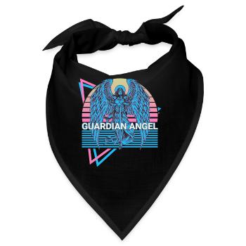 Schutzengel Altes Judentum Retro - Bandana - Schwarz - Vorne